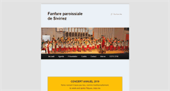 Desktop Screenshot of fanfare-siviriez.ch